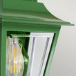 Aplica de perete exterioara Elstead metal, plastic, verde, transparent, E27, IP44 - ELS-DECO-LANE7-GREEN
