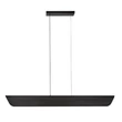 Pendul Elstead metal, sticla, negru, transparent, LED, 43W, 3000K, 2150 Lm - ELS-HK-ARCO-LED-LP-117-BX