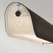 Pendul Elstead metal, sticla, negru, transparent, LED, 43W, 3000K, 2150 Lm - ELS-HK-ARCO-LED-LP-117-BX