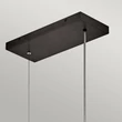 Pendul Elstead metal, sticla, negru, transparent, LED, 43W, 3000K, 2150 Lm - ELS-HK-ARCO-LED-LP-117-BX