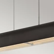 Pendul Elstead metal, sticla, negru, transparent, LED, 43W, 3000K, 2150 Lm - ELS-HK-ARCO-LED-LP-117-BX