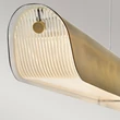 Pendul Elstead metal, sticla, alama, transparent, LED, 43W, 3000K, 2150 Lm - ELS-HK-ARCO-LED-LP-117-HB