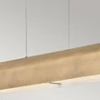Pendul Elstead metal, sticla, alama, transparent, LED, 43W, 3000K, 2150 Lm - ELS-HK-ARCO-LED-LP-117-HB