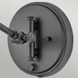 Aplica de perete  Elstead metal, rattan, negru, maro, E27 - ELS-HK-ARTI-1W-BK-NR