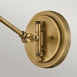 Aplica de perete  Elstead metal, rattan, alama, maro, E27 - ELS-HK-ARTI-1W-HB-NR