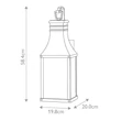 Aplica de perete exterioara Elstead metal, sticla, negru, E14, IP44 - ELS-HK-BEACON-HILL-M-MB
