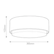Plafoniera Elstead metal, sticla, negru, opal, E27 - ELS-HK-CEDRIC-F-S-BK