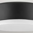 Plafoniera Elstead metal, sticla, negru, opal, E27 - ELS-HK-CEDRIC-F-S-BK