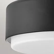 Plafoniera Elstead metal, sticla, negru, opal, E27 - ELS-HK-CEDRIC-F-S-BK