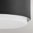 Plafoniera Elstead metal, sticla, negru, opal, E27 - ELS-HK-CEDRIC-F-S-BK