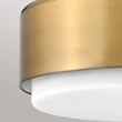 Plafoniera Elstead metal, sticla, alama, opal, E27 - ELS-HK-CEDRIC-F-S-BR