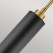 Pendul Elstead metal, sticla, negru, opal, E27 - ELS-HK-CEDRIC-P-M-BK