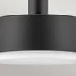Pendul Elstead metal, sticla, negru, opal, E27 - ELS-HK-CEDRIC-P-M-BK