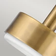Pendul Elstead metal, sticla, alama, opal, E27 - ELS-HK-CEDRIC-P-M-BR