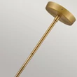 Pendul Elstead metal, sticla, alama, opal, E27 - ELS-HK-CEDRIC-P-M-BR