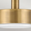 Pendul Elstead metal, sticla, alama, opal, E27 - ELS-HK-CEDRIC-P-M-BR