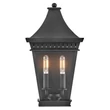 Aplica de perete exterioara Elstead metal, sticla, negru, transparent, E14, IP44 - ELS-HK-CHAPEL-HILL7-MB
