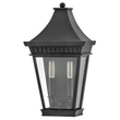 Aplica de perete exterioara Elstead metal, sticla, negru, transparent, E14, IP44 - ELS-HK-CHAPEL-HILL7-MB