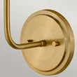 Aplica de perete  Elstead metal, negru, alama, E27 - ELS-HK-CLARKE1-BR-BK
