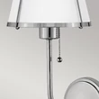 Aplica de perete  Elstead metal, nichel, alb, E27 - ELS-HK-CLARKE1-PN-WH