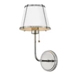 Aplica de perete  Elstead metal, nichel, alb, E27 - ELS-HK-CLARKE1-PN-WH