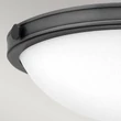 Plafoniera Elstead metal, sticla, negru, alb, E27 - ELS-HK-COLLIER-F-S-BX