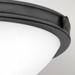 Plafoniera Elstead metal, sticla, negru, alb, E27 - ELS-HK-COLLIER-F-S-BX
