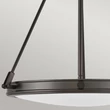 Pendul Elstead metal, sticla, negru, alb, E14 - ELS-HK-COLLIER-P-BX