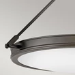 Plafoniera Elstead metal, sticla, negru, alb, E14 - ELS-HK-COLLIER-SF-M-BX
