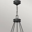 Candelabru Elstead metal, sticla, negru, transparent, E27 - ELS-HK-COLLIER5-BX