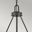 Candelabru Elstead metal, sticla, negru, transparent, E27 - ELS-HK-COLLIER5-BX