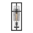 Aplica de perete exterioara Elstead metal, sticla, negru, transparent, E27, IP44 - ELS-HK-CORDILLERA-M-BK