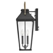Aplica de perete exterioara Elstead metal, sticla, negru, bronz, transparent, E14, IP44 - ELS-HK-DAWSON-L