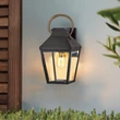 Aplica de perete exterioara Elstead metal, sticla, negru, bronz, transparent, E27, IP44 - ELS-HK-DAWSON-M