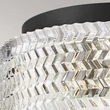Plafoniera Elstead metal, sticla, negru, transparent, E27 - ELS-HK-ELLE-F-S-BK