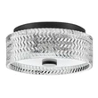 Plafoniera Elstead metal, sticla, negru, transparent, E27 - ELS-HK-ELLE-F-S-BK