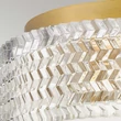Plafoniera Elstead metal, sticla, alama, transparent, E27 - ELS-HK-ELLE-F-S-HB