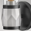 Aplica de perete de baie  Elstead metal, sticla, nichel, negru, transparent, E27, IP44 - ELS-HK-ELLISON1-BK-BN