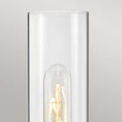 Aplica de perete de baie  Elstead metal, sticla, nichel, negru, transparent, E27, IP44 - ELS-HK-ELLISON1-BK-BN
