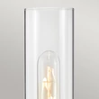 Aplica de perete de baie  Elstead metal, sticla, alama, negru, transparent, E27, IP44 - ELS-HK-ELLISON1-BK-HB