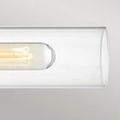 Aplica de perete de baie  Elstead metal, sticla, nichel, negru, transparent, E27, IP44 - ELS-HK-ELLISON2-BK-BN