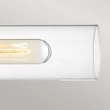 Aplica de perete de baie  Elstead metal, sticla, alama, negru, transparent, E27, IP44 - ELS-HK-ELLISON2-BK-HB