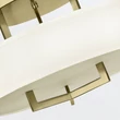 Plafoniera Elstead metal, textil, alama, alb, E27 - ELS-HK-HAMPTON-SF-BB