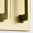 Aplica de perete  Elstead metal, textil, alama, alb, E14 - ELS-HK-HAMPTON2-BB