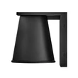 Aplica de perete exterioara Elstead metal, negru, GU10, 8W, 2700K, 560 Lm, IP44 - ELS-HK-HANS-S-BLK