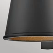 Aplica de perete exterioara Elstead metal, negru, GU10, 8W, 2700K, 560 Lm, IP44 - ELS-HK-HANS-S-BLK