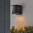 Aplica de perete exterioara Elstead metal, negru, GU10, 8W, 2700K, 560 Lm, IP44 - ELS-HK-HANS-S-BLK