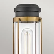 Aplica de perete de baie  Elstead metal, sticla, negru, alama, E27, IP44 - ELS-HK-MASTHEAD1-HBBK