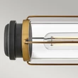 Aplica de perete de baie  Elstead metal, sticla, negru, alama, transparent, E27, IP44 - ELS-HK-MASTHEAD2-HBBK