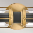 Aplica de perete de baie  Elstead metal, sticla, negru, alama, transparent, E27, IP44 - ELS-HK-MASTHEAD2-HBBK